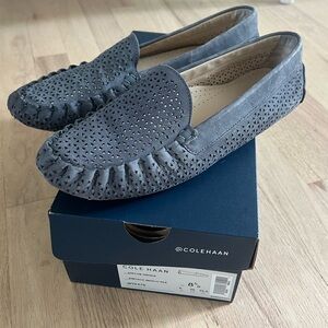 Women’s Cole Haan Drivers in gorgeous Vintage Indigo Blue